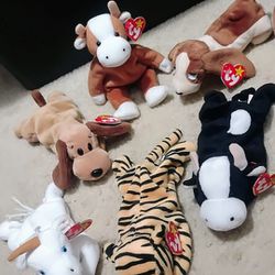 Assorted Ty Beanie Babies 11 Total