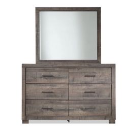 Brown Dresser Mirror 