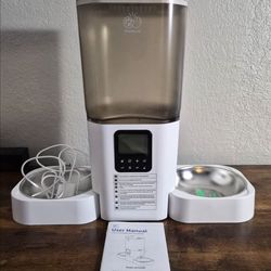 🐶🐱 Automatic Pet Feeder w/ Dual Bowls (NEW) 🐱🐶