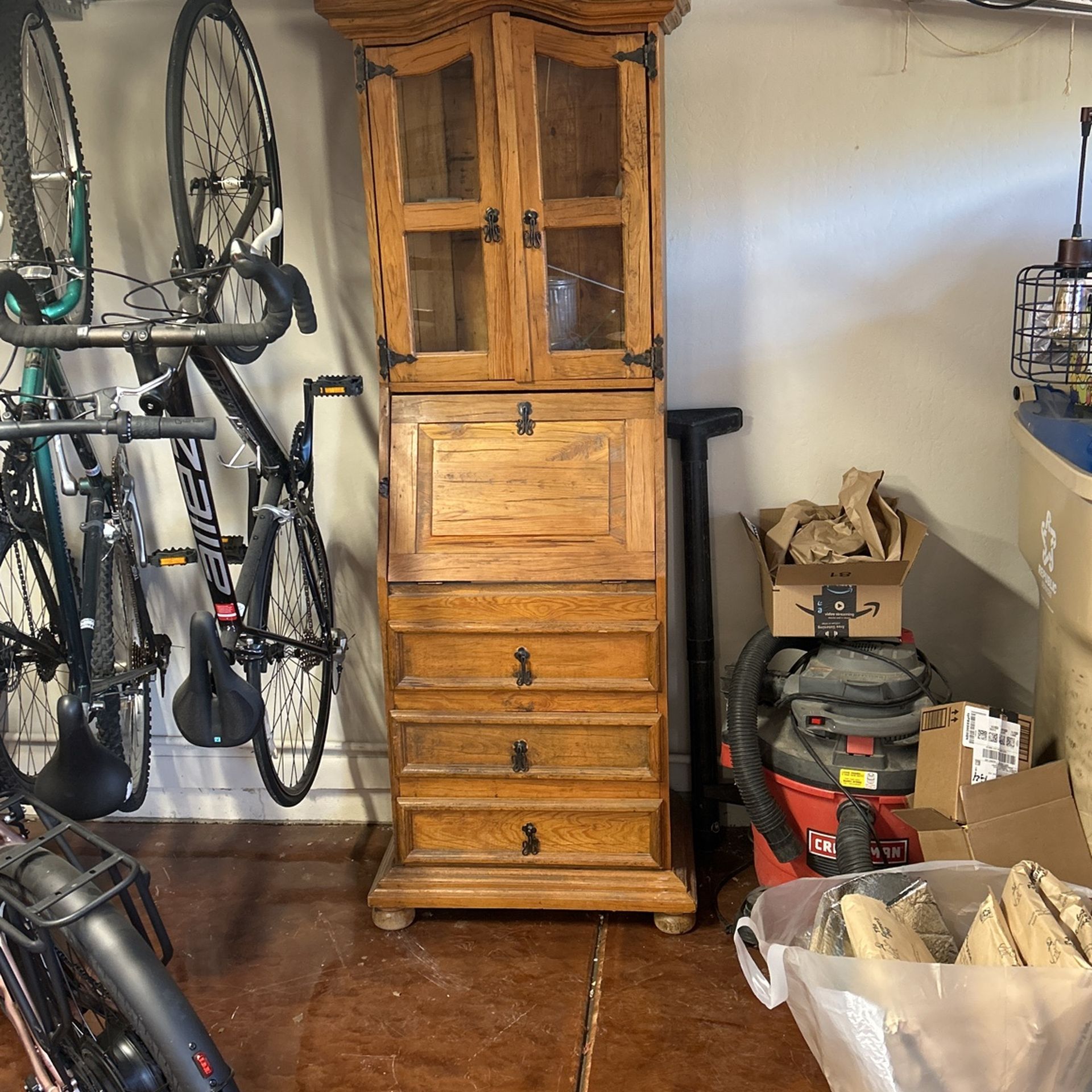 Rustic Pine Secretary