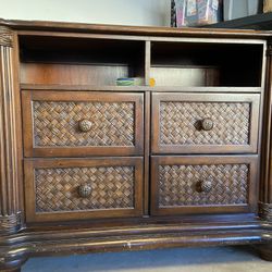 Solid Wood Media Table