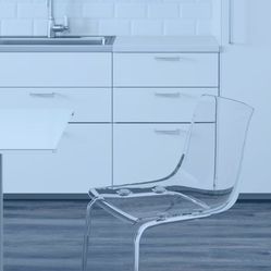 LUCITE • KITCHEN CHSIRS  • MODERN • Tobias “ 