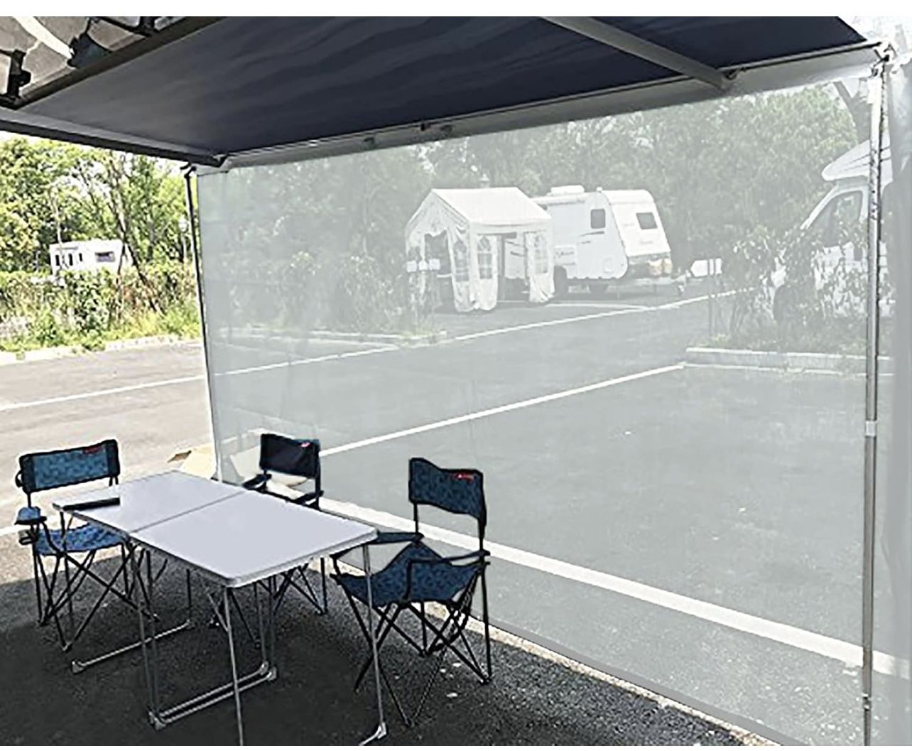 RV Camper Awning Shade 7x19