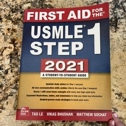 FIRST AID USMLE STEP 1 2021