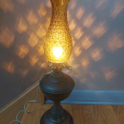 Vintage Lamp  H 21"1/2