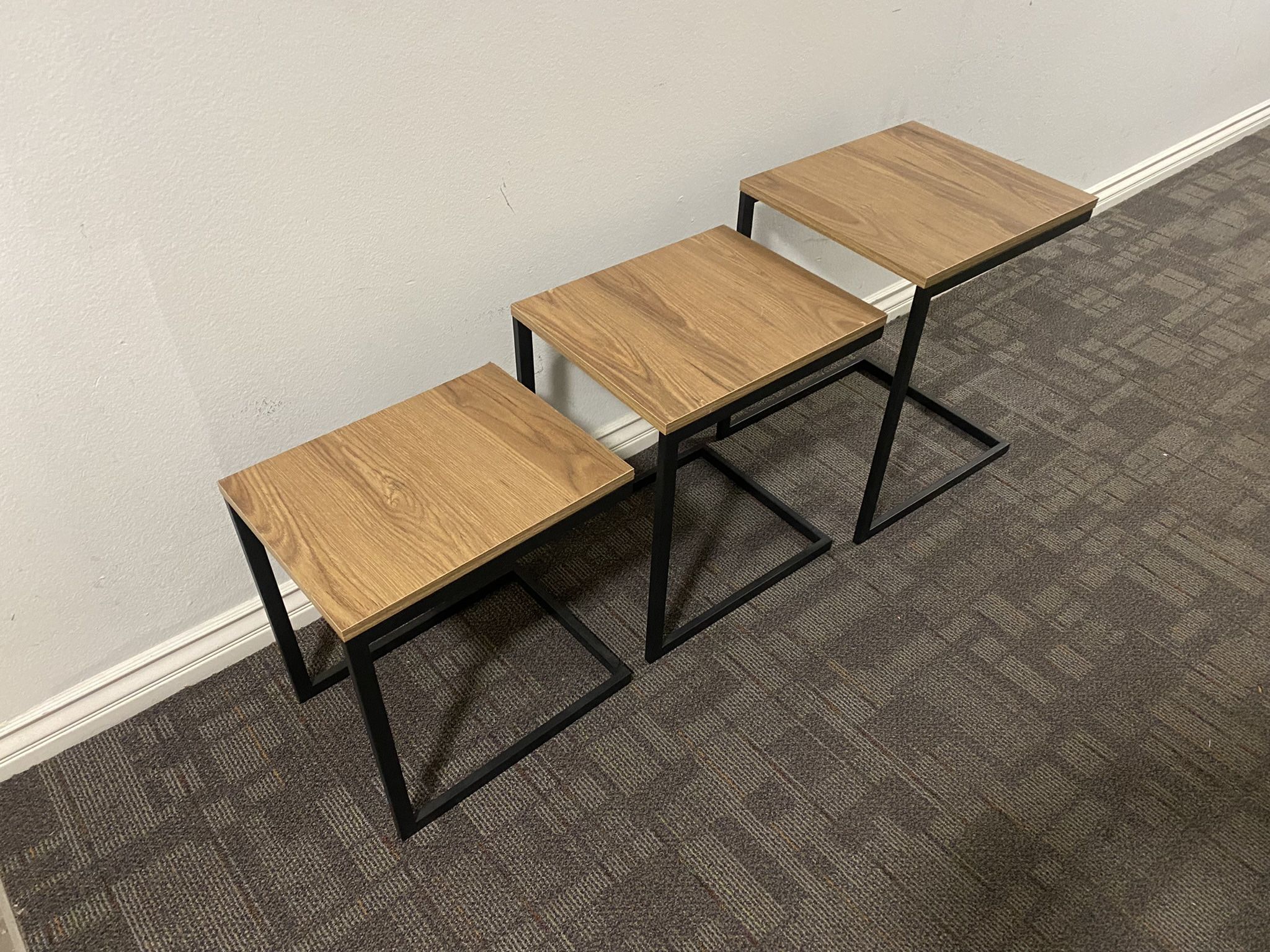 3 Piece Side Table Set