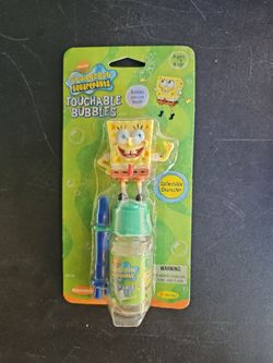 New SpongeBob Touchabke Bubbles Vintage