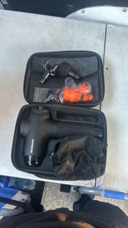 RAEMAO Percussion Massage Gun with Case and Attachments