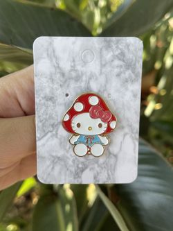 Hello Kitty Mushroom Pin