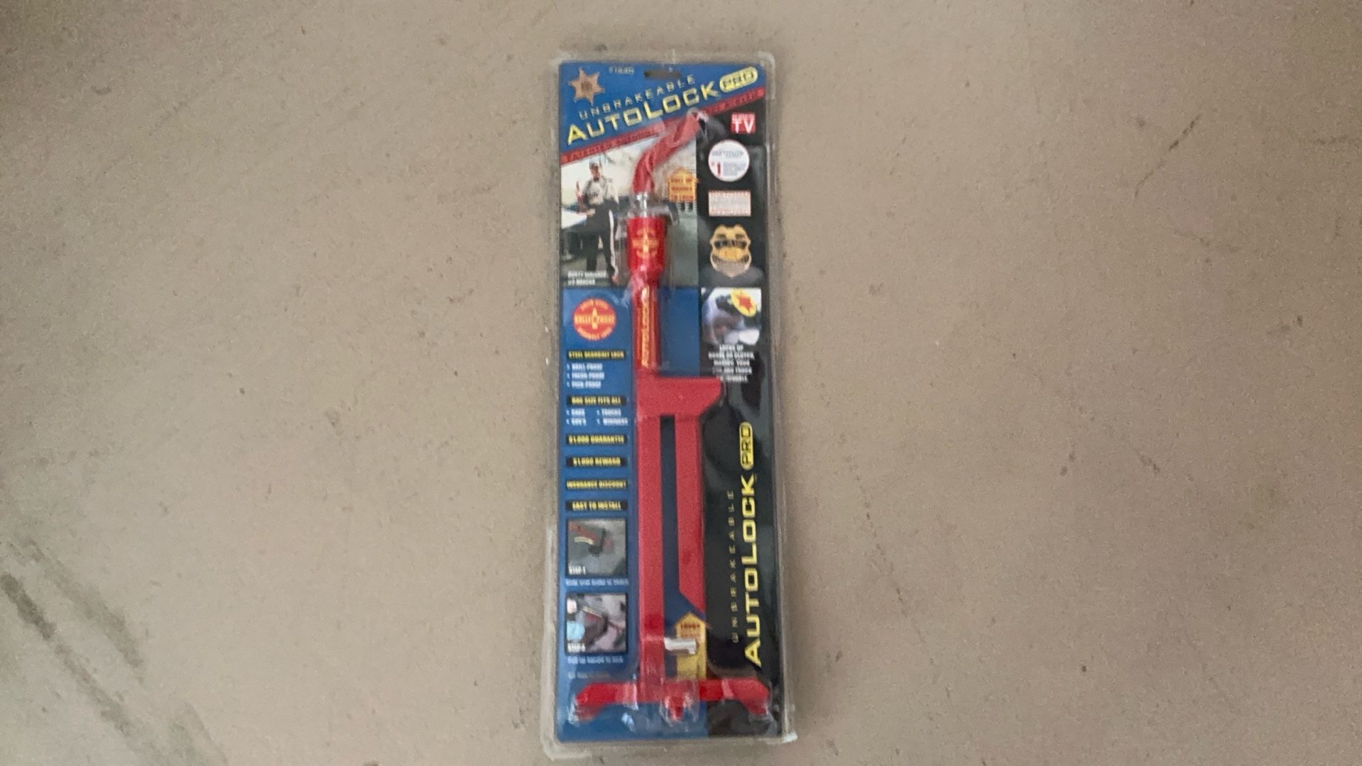 Original Unbreakable AutoLock Pro Automotive Brake Pedal Lock BRAND NEW #1540