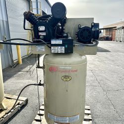 Ingersoll Rand Air Compressor 7.5hp 3 Phase 80 Gallon