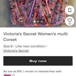 Pre-Owned- Victoria's Secret Floral Corset