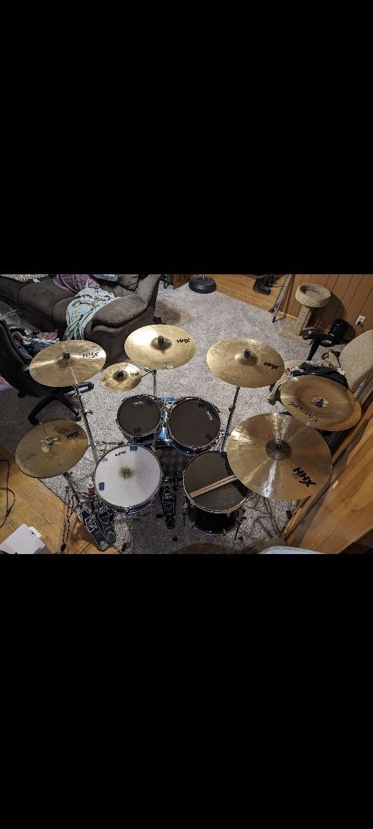 2011 Tama Superstar Classic Indigo Blue 20" Kick (Rare) With Double Foot Pedal