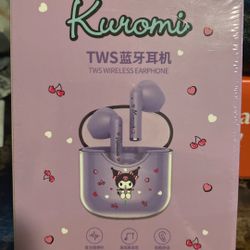 Sanrio Licensed Kuromi Wireless Earphones / Earbuds