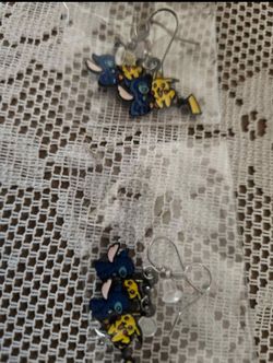Stitch and Pokémon earrings $ 2 a pair