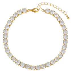 BRACELET, 18K GOLD PLATED STEEL