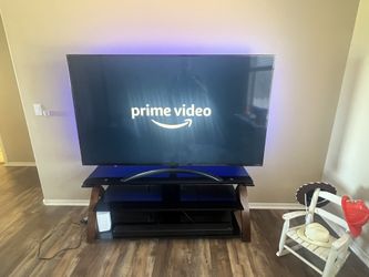 75 Inch Lg Tv With Stand and Soundbar