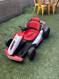 24V Electric Kids Go Kart, Drift Kart for Big Kids, 300W Power Motors