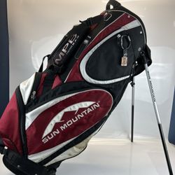 SUN MOUNTAIN MPB Multi Purpose Bag Golf Club Stand/Carry/Cart, 14-Way,SEE