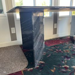 Black Marble Dinning Table