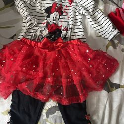 Baby Girls Disneyland Minnie Mouse