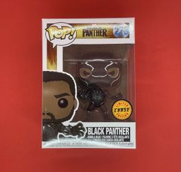 Funko Pop Marvel Black Panther Limited Chase Edition #273 Bobblehead Figure