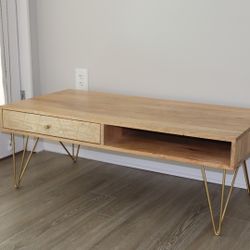 Coffee Table with Storage Drawers 