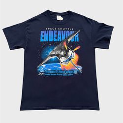 Space Shuttle Endeavor California Science Center vintage T shirt Size Large