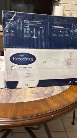 Harbor Breeze Cypress Point 52-in Ceiling Fan - New