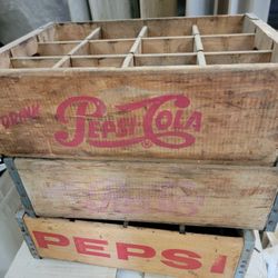 Original Wood Pepsi Crates