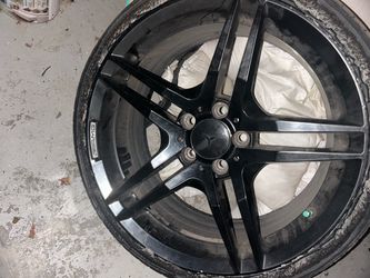 OEM AMG-style rim black fits c300 c(contact info removed)