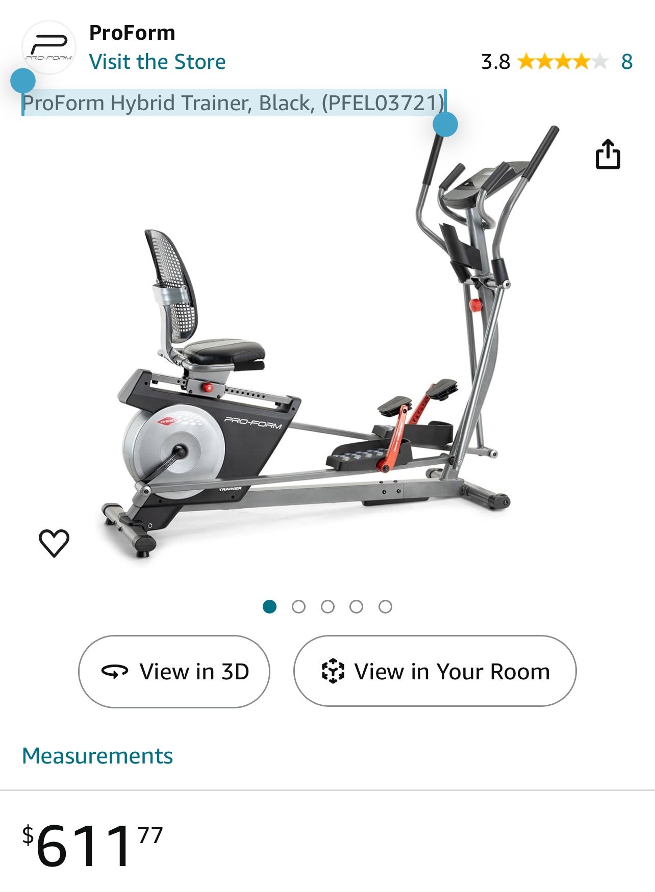 Proform Elliptical