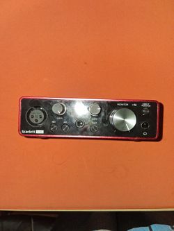 Scarlet solo audio interface