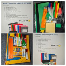 School Supplies Kits 