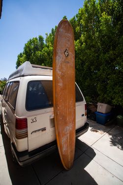 Kaysen 9 foot 6 inch Longboard Surfboard.