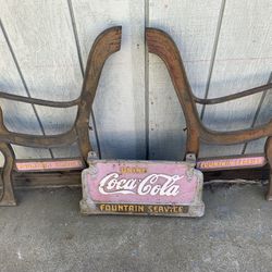 Coca-Cola bench hardware
