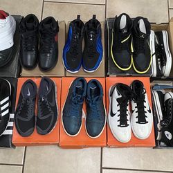 Nike, Adidas, Chuck Taylor All-Star And New Balance Shoe Lot. 10.5 