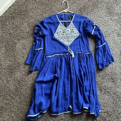 Blue Afghan Dress 