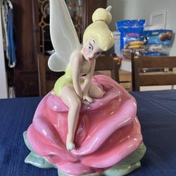 Tinkerbell Ceramic Cookie Jar