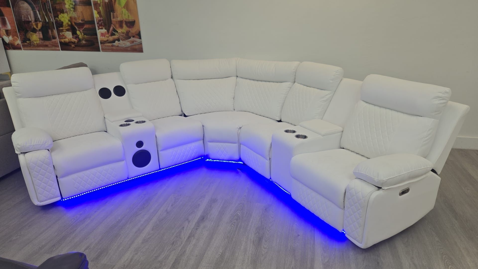 Power Recliner Sectional Sofa