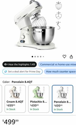 ZACME 8.4QT Commercial Stand Mixer 800W