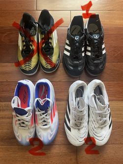 Kids Soccer Cleats Youth Football Shoes...
