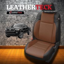 Toyota Tacoma 2016-2023 Katzkin Black Wrap Mahogany Deluxe Leather Upholstery - $1,895