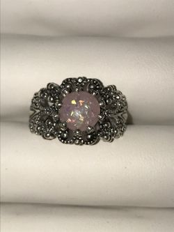 Size 8 silver ring