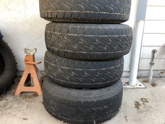 Stock 15” Toyota Wheels and 31” Tires