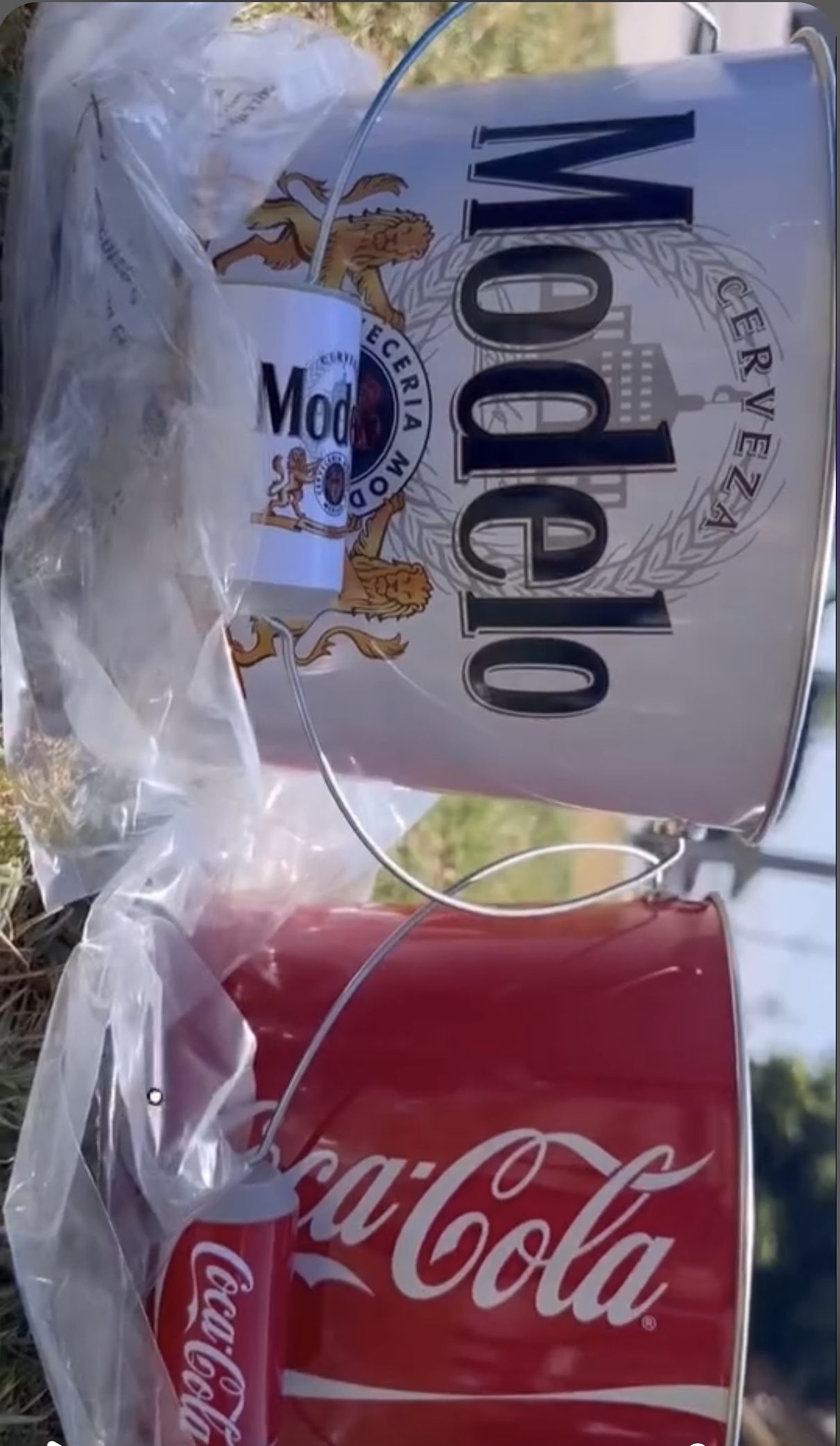 Fathers Day Gift Empty Beer Buckets