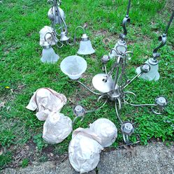 Brushed nickel light fixtures