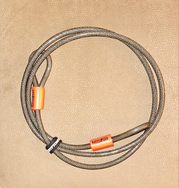 Kryptonite Kryptoflex Double Loop Bike Cable, 7 ft