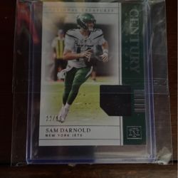 2020 National Treasures Sam Darnold Patch 22/99 