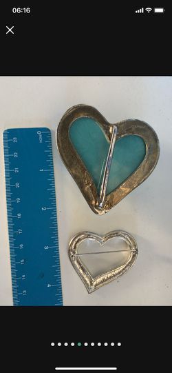 Heart Shaped Broach/pin & Decoration ❤️ Thumbnail